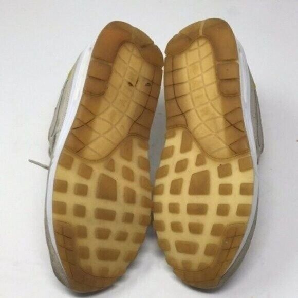 Nike Air Max 1 Premium woman sneakers 7.5 BoxS metallic silver with brown suede - Picture 7 of 8